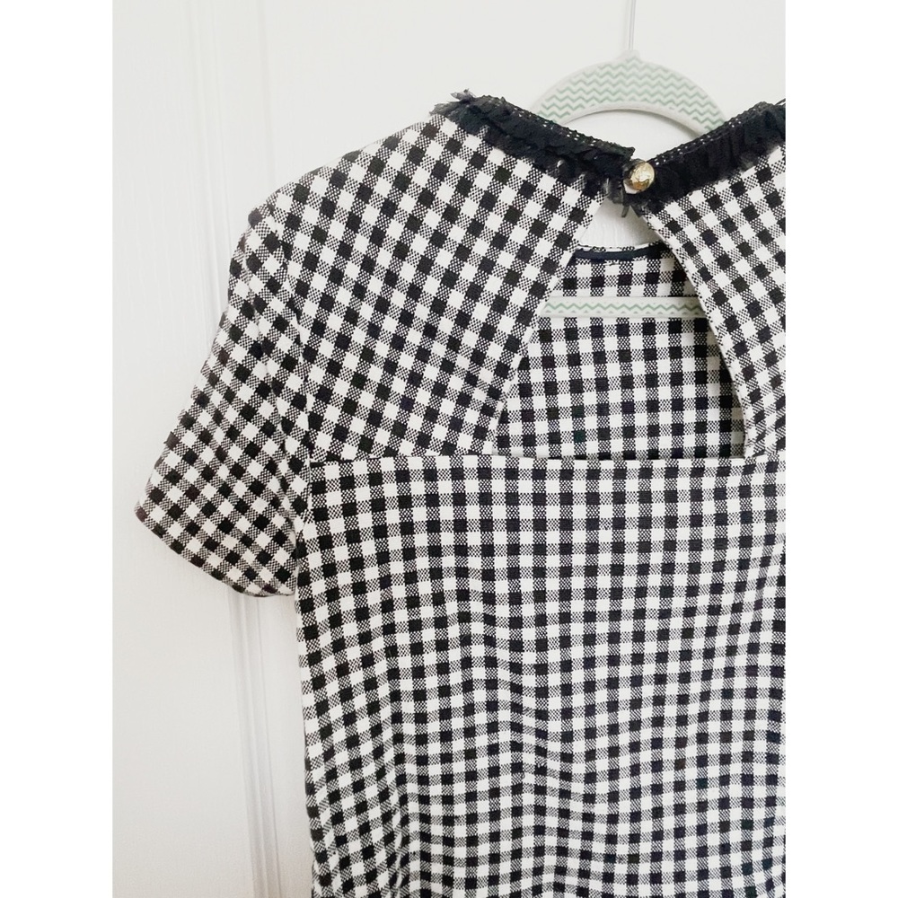 Draper James Gingham tulle trim top - Picture 5 of 5